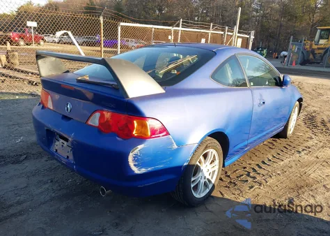 2003 Acura Rsx Type S из США, поврежденный, VIN JH4DC53003C010191